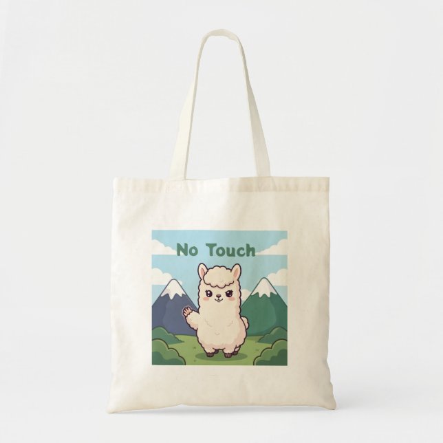 Cute Llama  Tote Bag (Front)