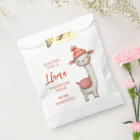 Cute Llama Valentine's Day Treat Sack, Valentine