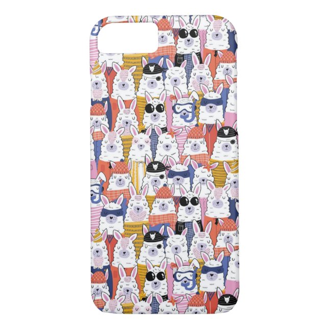 Cute Llamas Case-Mate iPhone Case (Back)