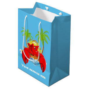 Cute Lobster boil party Medium Gift Bag