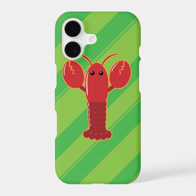 Cute Lobster iPhone Case (Back)