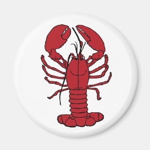 Cute Lobster Nautical beach bottle opener Magnet