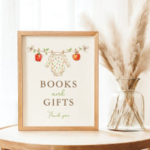 Cute Locally Grown Books and Gifts Poster