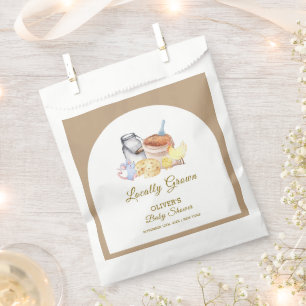 Cute Locally Grown Farm Chicken Mouse Baby Shower Favour Bag