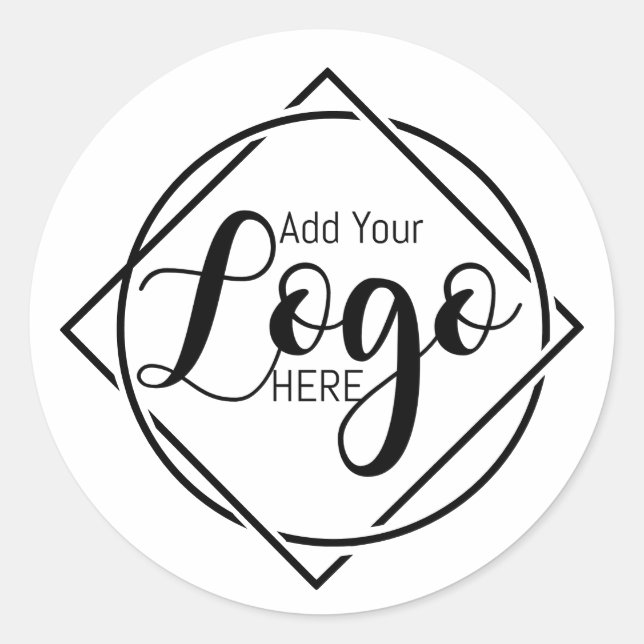 Cute Logo Custom Business Sticker | Personalised  (Front)