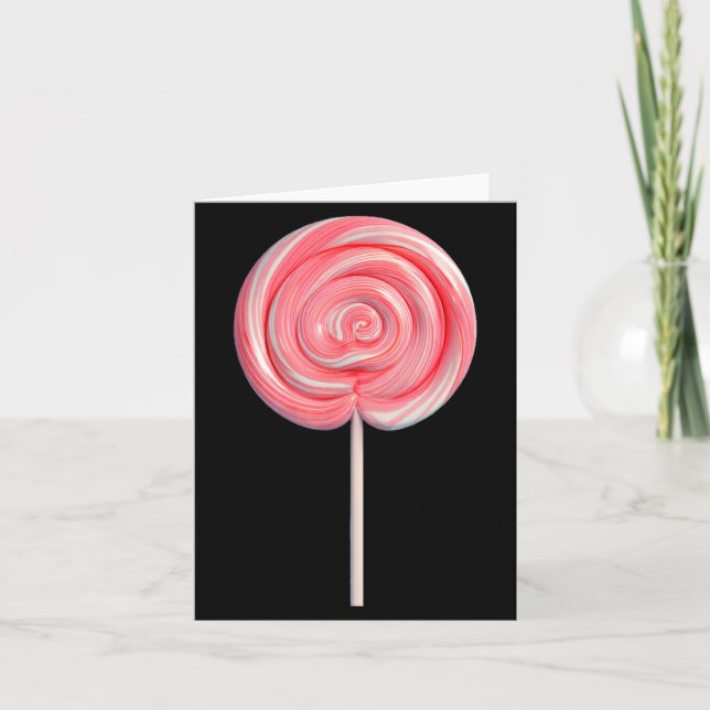 Cute Lollipop Look Card (Front)