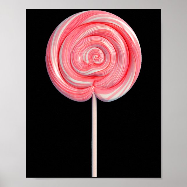 Cute Lollipop Look Poster (Front)