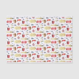 Cute London England UK Tissue Paper