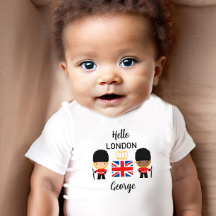 Cute London Guards Mixed Skin Boy Name England UK Baby T-Shirt