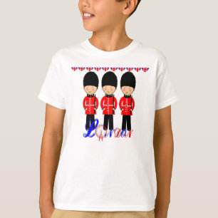 Cute London Guards Themed Design T-Shirt