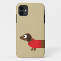 Cute Long Dachshund Illustration