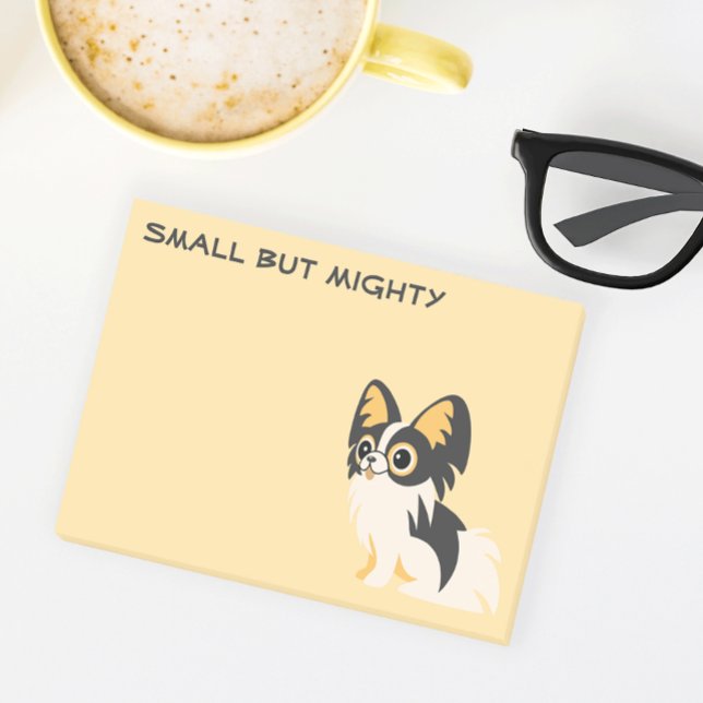Cute long-haired Chihuahua cartoon Post-it Notes (Creator Uploaded)