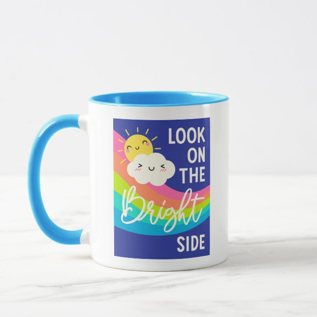 Cute Look on the Bright Side Mug (Left)