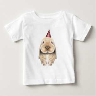 Cute Lop Eared Bunny T-Shirt - Party Animal