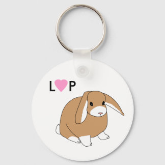 Cute Lop Rabbit Keychain