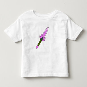 Cute Lotus Flower Fantasy Dagger Magical Sticker Toddler T-Shirt