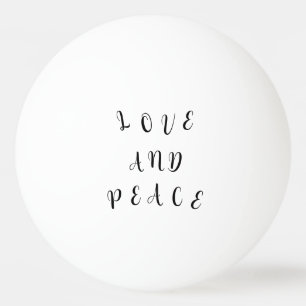 Cute Love And Peace Ping Pong Ball