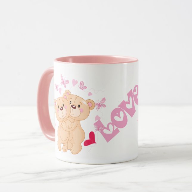 Cute Love Bears Mug (Front Left)