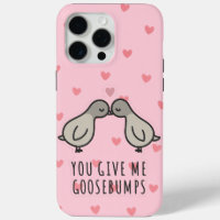 Cute Love Birds Sticker | You Give Me Goosebumps