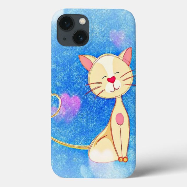 Cute Love Cat Case-Mate iPhone Case (Back)