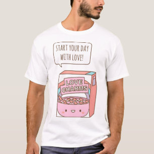 Cute Love Charms Breakfast Cereal T-Shirt