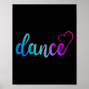 Cute Love Dance Stylish Dancer Dance Lover Dancing Poster