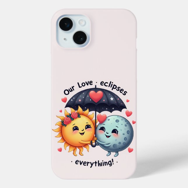 Cute Love Eclipses Everything Adorable  Case-Mate iPhone Case (Back)