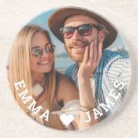 Cute Love Heart Photo Couples Personalised Names