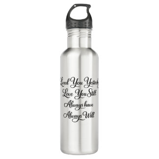 cute love heart valentines day  710 ml water bottle