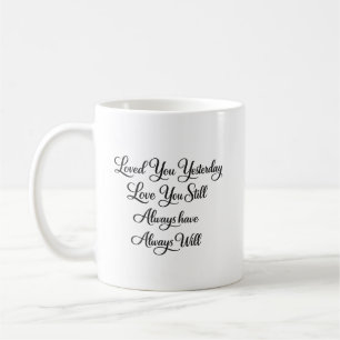 cute love heart valentines day  coffee mug