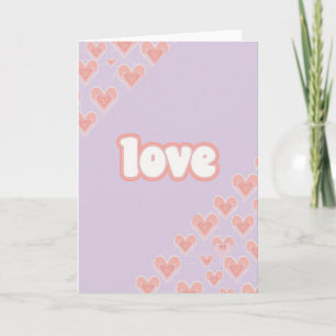 Cute Love Hearts Card
