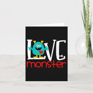 Cute Love Monster Valentine Card