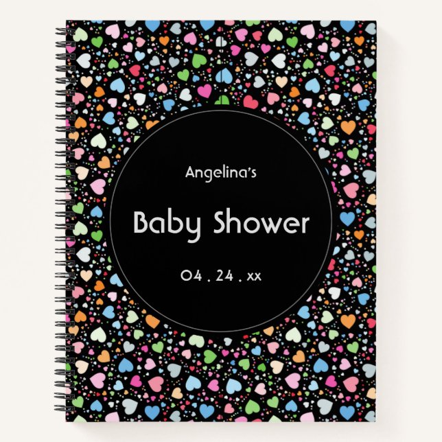 Cute Love Pattern Gift List Notebook (Front)