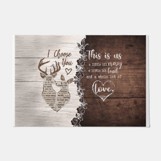 Cute Love Quotes Mat, This Is Us Doormat