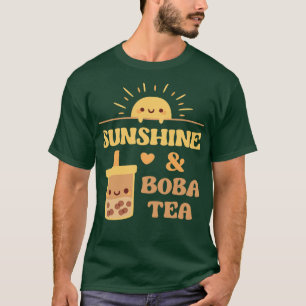 Cute Love Sunshine And Boba Tea T-Shirt