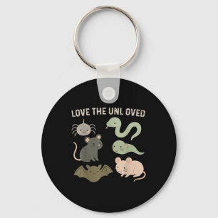 Cute Love The Unloved Pigeon Rat Frog Funny Animal Key Ring