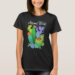 Cute Love Tucson Arizona Blooming Cactus Flowers T-Shirt