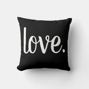 cute LOVE. typography   Cushion