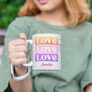 Cute Love Valentines Day Personalised Mug