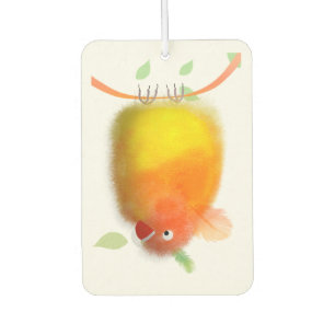 Cute lovebird Air Freshener by ORDesigns.