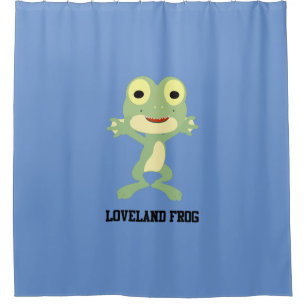 Cute Loveland Frog Shower Curtain