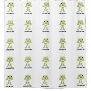 Cute Loveland Frog Shower Curtain