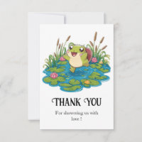 Cute Lovely Frog Baby Shower