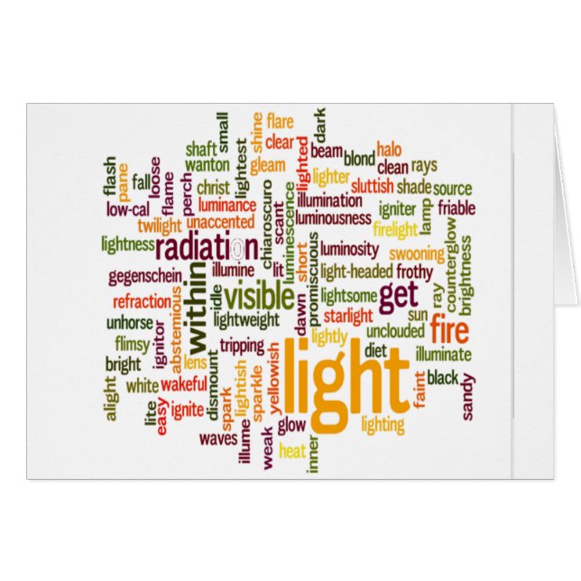 Cute Lovely Light text Inspired Art Design (Front Horizontal)