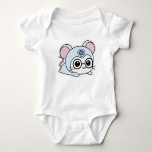 Cute lovely little mouse baby bodysuit