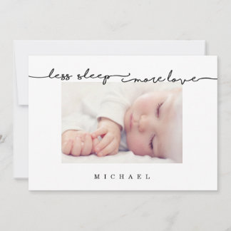 CUTE | Loving birth announcement card • Quote