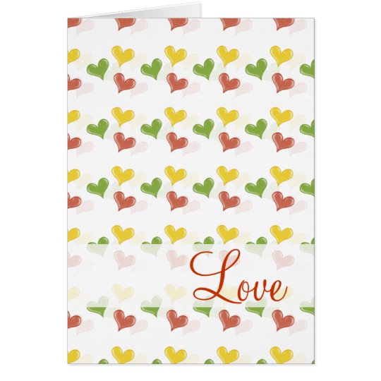 Cute Loving Hearts - Card