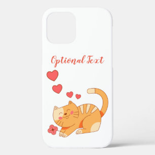 Cute Loving Orange Tabby Kitten iPhone 12 Case