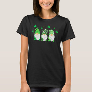 Cute Lucky Gnome Happy St Patricks Day Family Outf T-Shirt