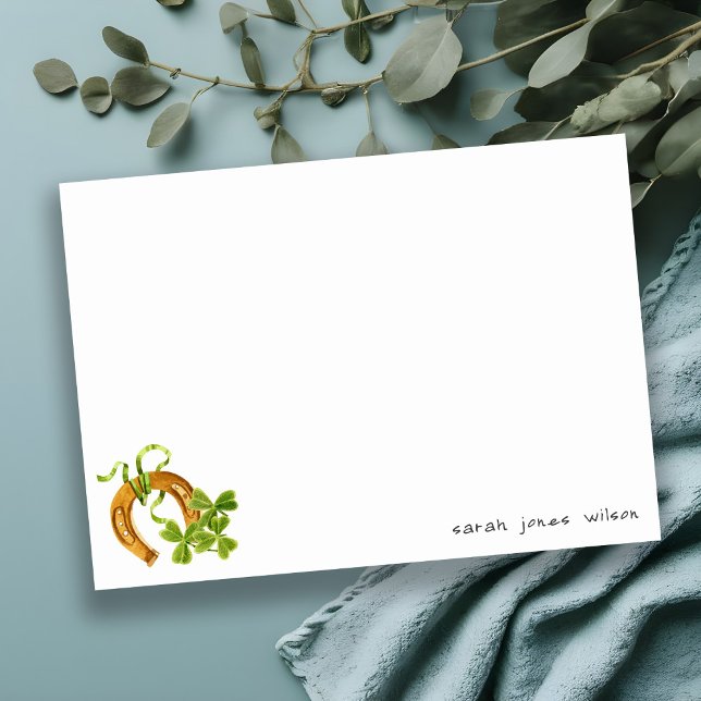 Cute Lucky Shamrock St Patrick's Day Kids Birthday Card (Creator Uploaded)